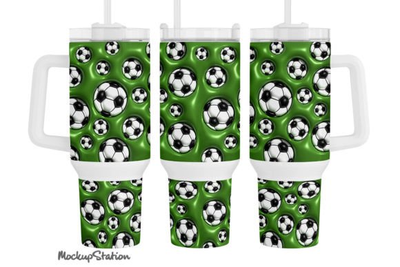 Download Soccer 40 Oz Quencher Tumbler Wrap PNG - Tumbler Collection
