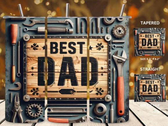 Download 20oz Best Dad Tumbler Wrap - Tumbler Collection